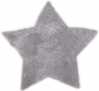 Dětské koberce Tom Tailor hvězda šedá-stříbrná - 100x100
