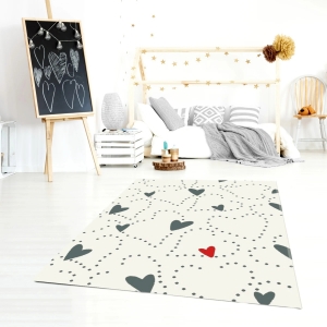 Dětský koberec Happyrugs - Dětské srdce - 120x170