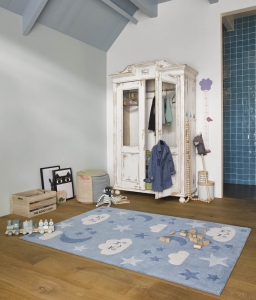 Dětský koberec Smart Kids Mráčky modrá - 160x230