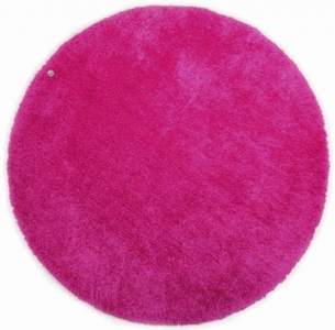 Dětský koberec Tom Tailor Soft Uni růžová kruh - kruh 140