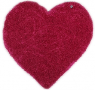 Dětské koberce Tom Tailor srdce růžová - 100x100