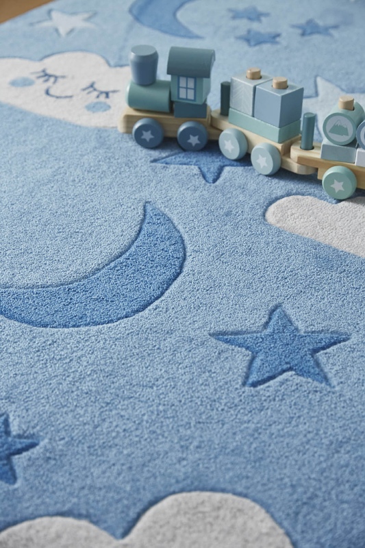 Dětský koberec Smart Kids Mráčky modrá