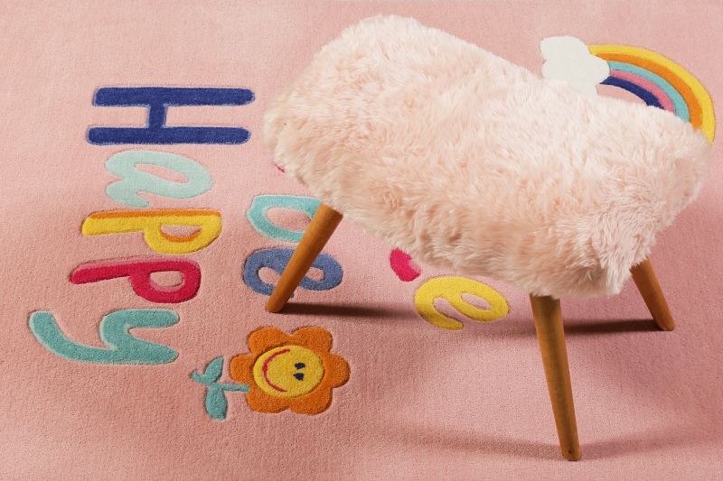 Dětský koberec Smart Kids Štěstí růžová