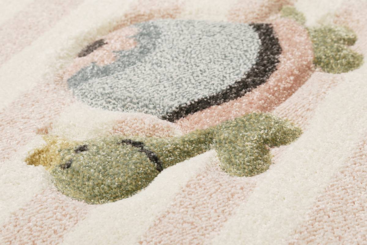 Dětský koberec Sigikid Veselí kamarádi, zvířátka, růžová