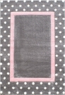 Dětský koberec Point růžovo šedá